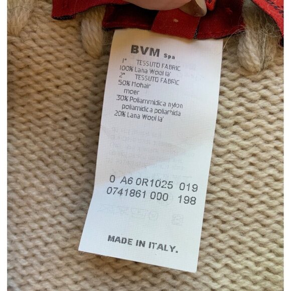 Les Copains womens cardigan beige wool mohair exceptional cond - Picture 7 of 7